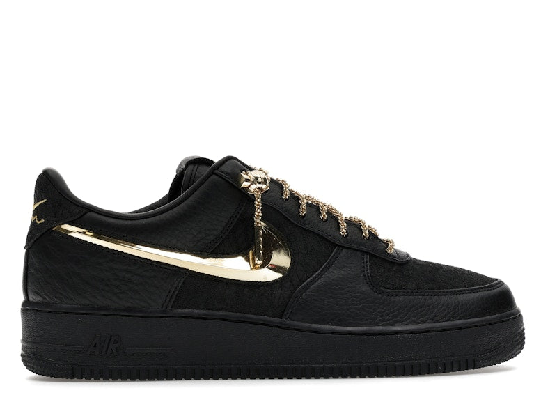 Nike Air Force 1 Low Victor Solomon ASW Black, vista a 360 gradi 36 di 36