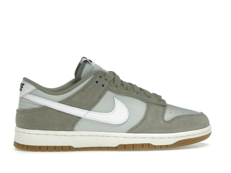 Nike Dunk Low Retro SE Light Silver Light Army Sail White, vista a 360 gradi 36 di 36