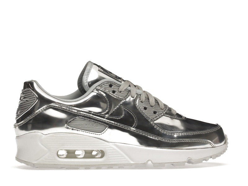 Nike Air Max 90 Metallic Silver 2020 (W) - Metallic Silver/Metallic Silver-White - CQ6639-001 - 36