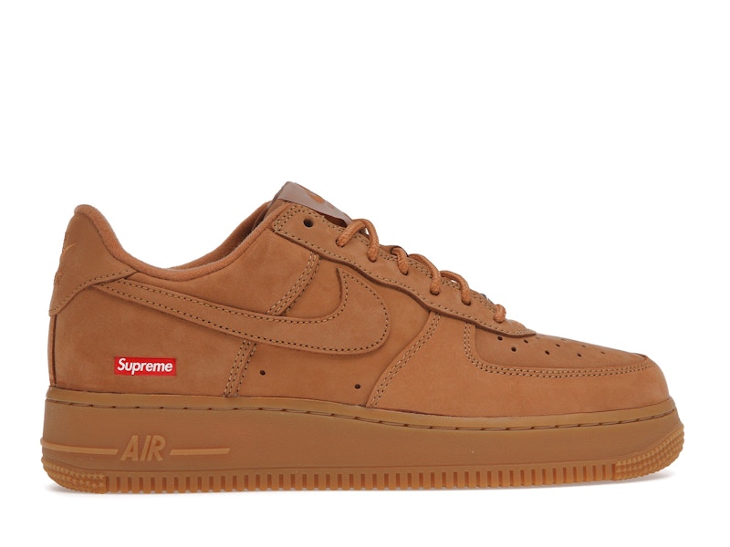 Nike Air Force 1 Low Supreme Flax, vista a 360 gradi 36 di 36