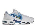 Nike Air Max Plus Spray Paint Swoosh White Blue - White/Blue/Yellow - DX8962-100 - 36