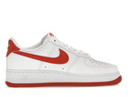 Nike Air Force 1 07 Dragon Red - White/White/Dragon Red - FJ4146-106 - 36