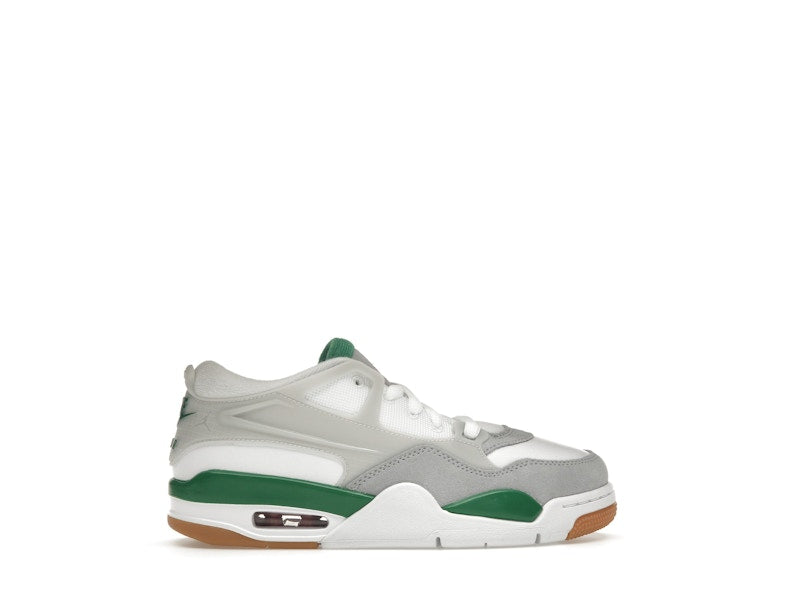 Air Jordan 4 Rm Pine Green (GS) - White/Pine Green/Neutral Grey/Wolf Grey/Varsity Red/Gum Dark Brown - FQ7938-103 - 36