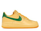 Nike Air Force 1 Low Patent Leather Topaz Gold Pine Green