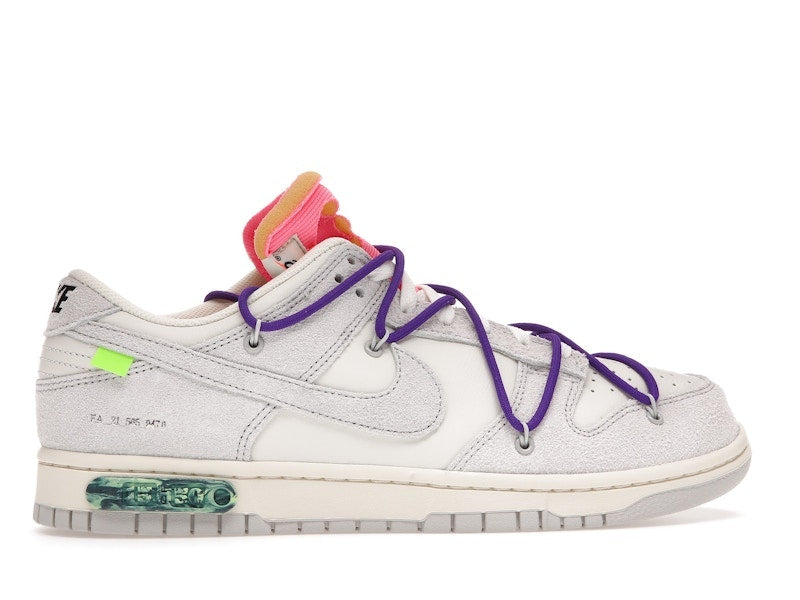 Nike Dunk Low Off White Lot 15, vista a 360 gradi 36 di 36