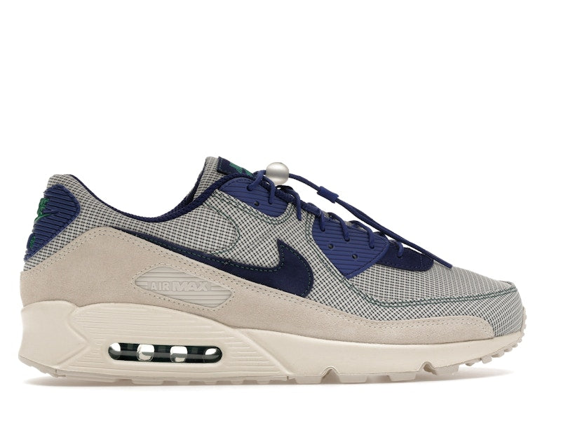 Nike Air Max 90 Coconut Milk Deep Royal Blue, vista a 360 gradi 36 di 36