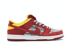 Nike Dunk Sb Low Rukus Crawfish - Action Red/Metallic Silver-Tour Yellow - nike-dunk-sb-low-rukus-crawfish - 36