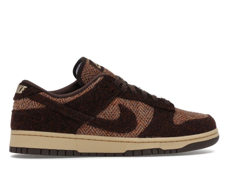 Nike Dunk Low Harris Tweed Sesame Womens - Sesame/Violet Mist/Baroque Brown - IO0052-200 - 36