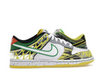 Nike Dunk Low What The Duck Away University Of Oregon Pe - White/Black/Metallic Silver/Apple Green - HV1454-100 - 36