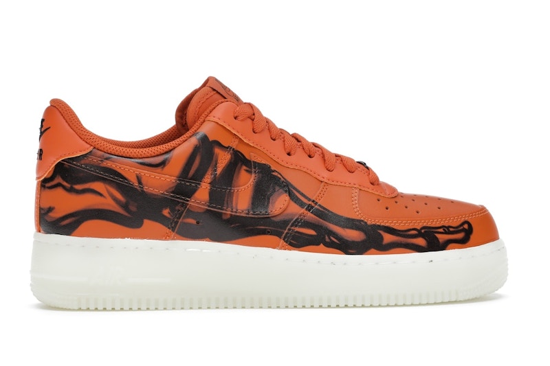 Nike Air Force 1 Low Orange Skeleton Halloween (2020)