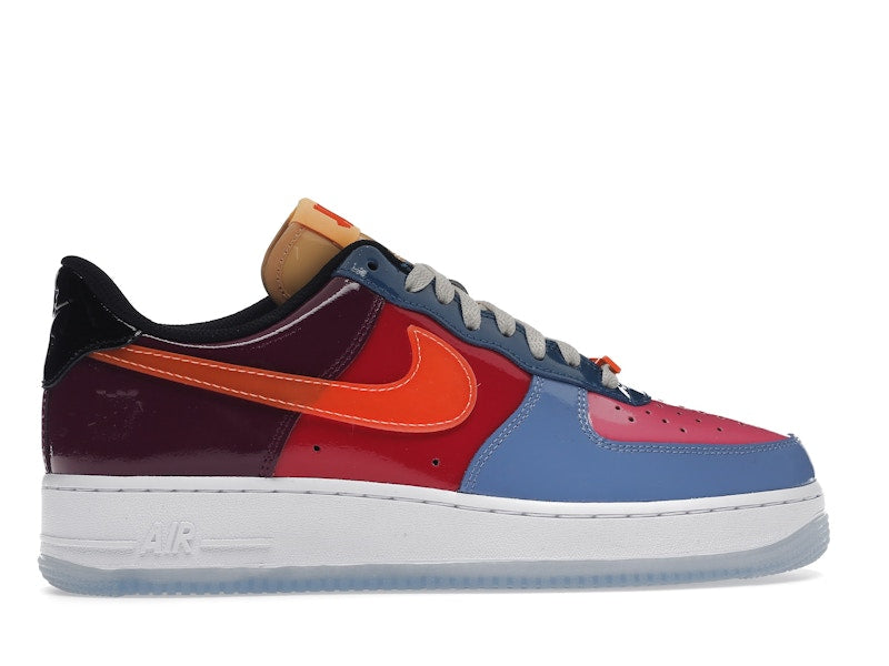 Nike Air Force 1 Low Undefeated Multi Patent - Polar/Total Orange-Multi-Color - DV5255-400 - 36
