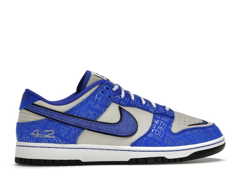 Nike Dunk Low Jackie Robinson - Racer Blue/Racer Blue/Coconut Milk - DV2122-400 - 36