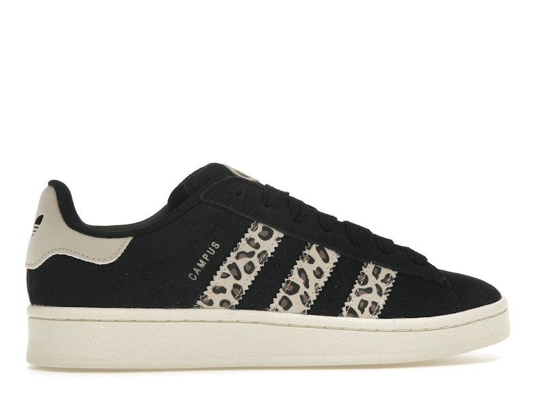 Adidas Campus 00s Black Leopard Womens - Core Black/Supplier Color/Wonder Beige - ID7039 - 36