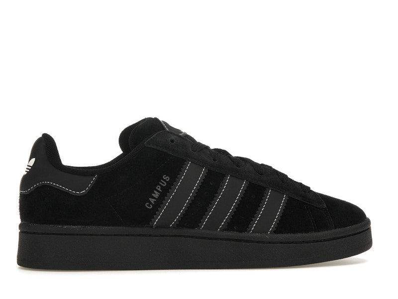 Adidas Campus 00s Core Black White Stitching - Core Black/Core Black/White - JP9424 - 36