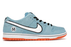 Nike Sb Dunk Low Club 58 Gulf - Blue Chill/Safety Orange-Black-White - BQ6817-401 - 36