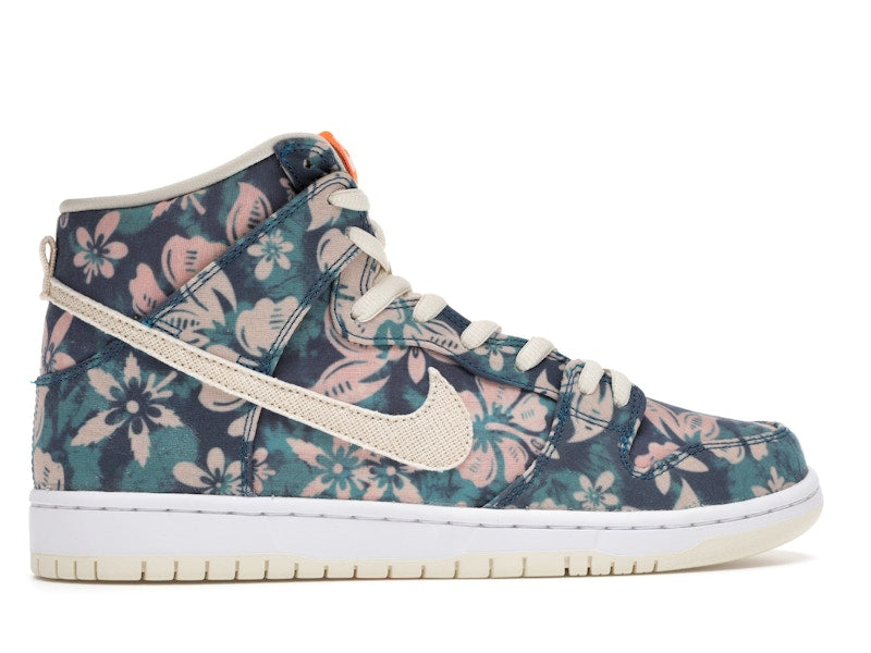 Nike SB Dunk High Hawaii - Sail/Blue-Green Aqua - CZ2232-300 - 36