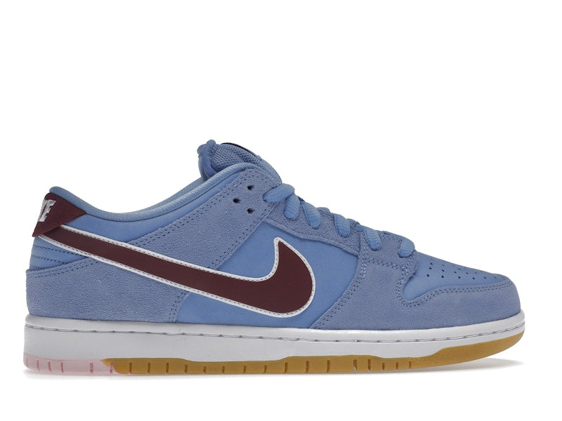 Nike Sb Dunk Low Valour Blue Team Maroon - Valor Blue/Team Maroon/White/Gum - DQ4040-400 - 36