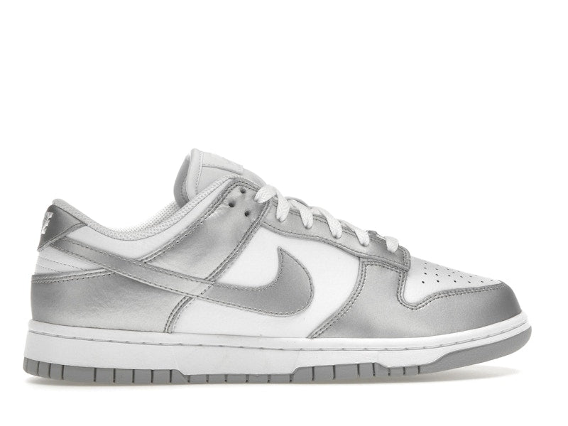 Nike Dunk Low Metallic Silver Womens - White/Metallic Silver/Blue Joy - FV1311-100 - 36