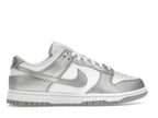 Nike Dunk Low Metallic Silver Womens - White/Metallic Silver/Blue Joy - FV1311-100 - 36