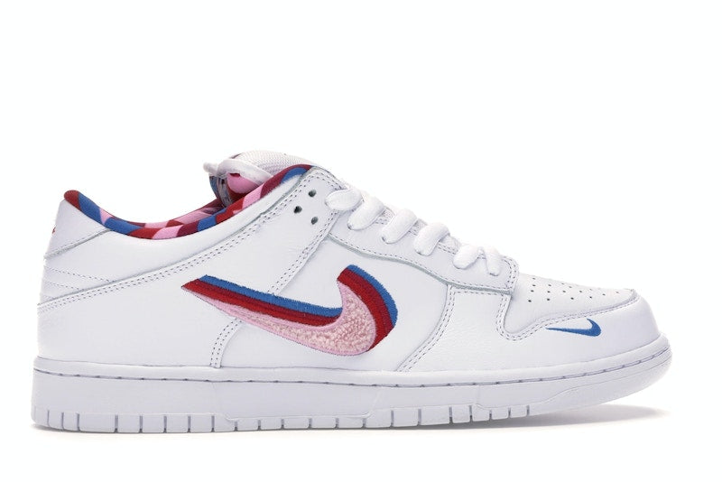 Nike Sb Dunk Low Parra - White/Red-Pink - CN4504-100 - 36