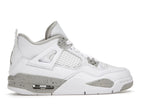 Air Jordan 4 Retro White Oreo 2021 (GS) - White/Tech Grey-Black-Fire Red - DJ4699-100 - 36