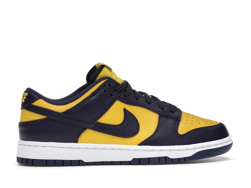Nike Dunk Low Michigan - Varsity Maize/Midnight Navy-White - DD1391-700 - 36