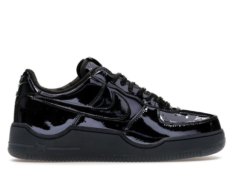 Nike Air Force 1 Low Lebron James Black Patent - Black/Black/Metallic Gold - IO6129-001 - 36
