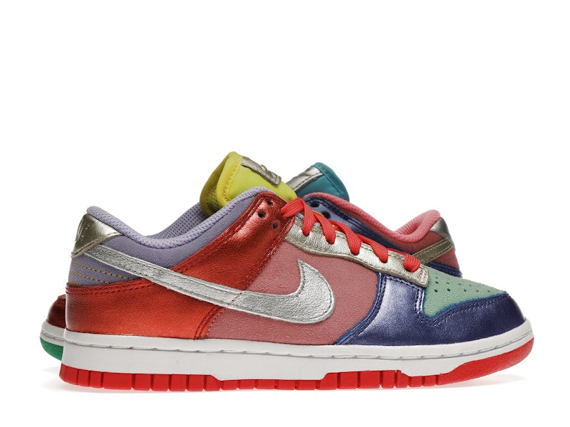 Nike Dunk Low Sunset Pulse (W) - Sunset Pulse/Silver-Purple Pulse - DN0855-600 / DD1872-600 - 36