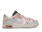 Nike Dunk Low Off White Lot 19 - Sail/Neutral Grey-Orange Pulse - DJ0950-119 - 36