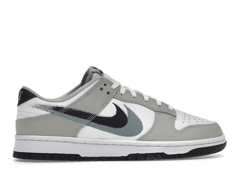 Nike Dunk Low Stencil Swoosh - White/Light Stone/Black - FD0661-100 - 36