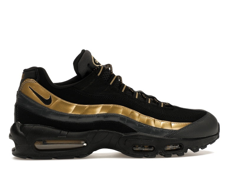 Nike Air Max 95 Black Metallic Gold - Black/Black-Metallic Gold-Anthracite - 538416-007 - 36