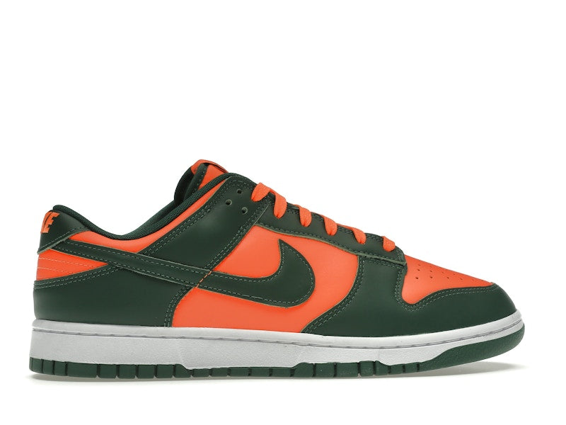 Nike Dunk Low Retro Miami Hurricanes - Team Dark Green/Team Orange-White - DD1391-300 - 36