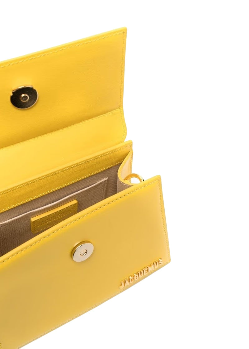 Jacquemus Le Chiquito Moyen Top-Handle Bag Warm Yellow - vue vue 3