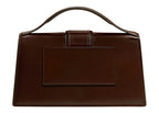 Jacquemus Le Grand Bambino Crossbody Flap Bag Dark Brown - vue vue 3