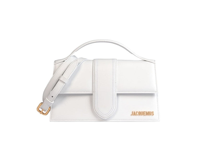 Jacquemus Le Grand Bambino Crossbody Strap Handbag White - jacquemus-le-grand-bambino-crossbody-strap-handbag-white