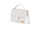 Jacquemus Le Grand Bambino Crossbody Strap Handbag White - vue vue 2