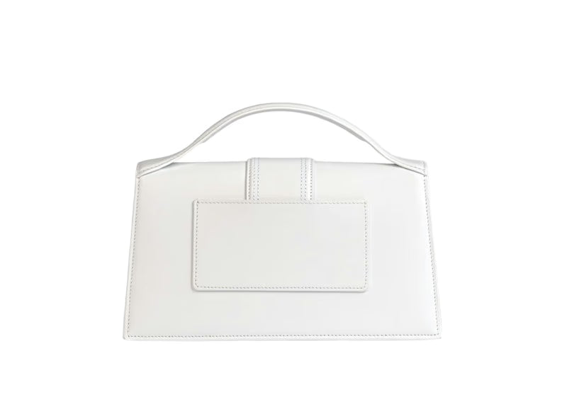 Jacquemus Le Grand Bambino Crossbody Strap Handbag White - vue vue 3