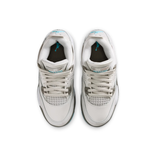 Jordan 4 Retro Photon Dust Blue Chill (PS) - vue dessus