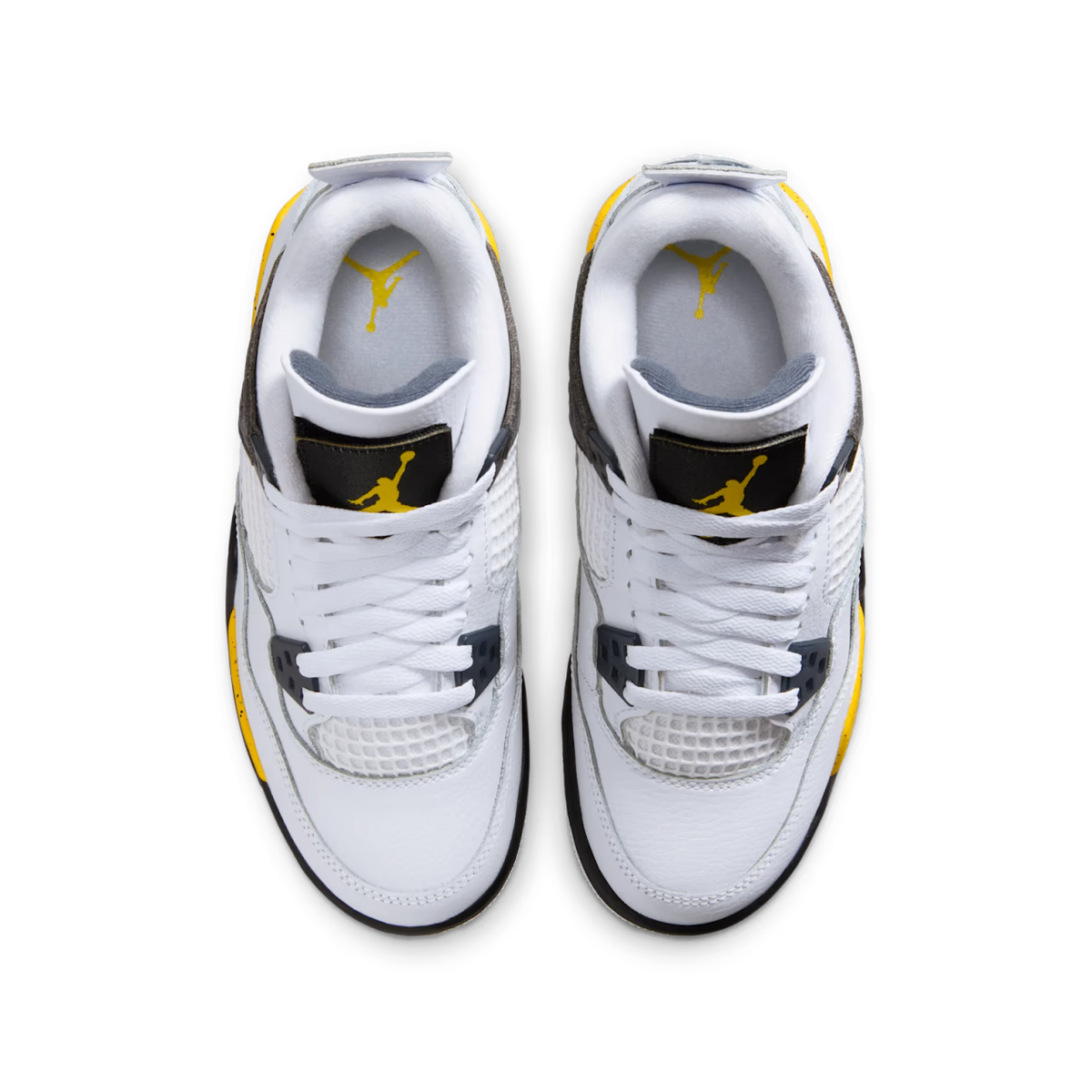 Jordan 4 Retro Rare Air Tour Yellow (GS) - vue dessus