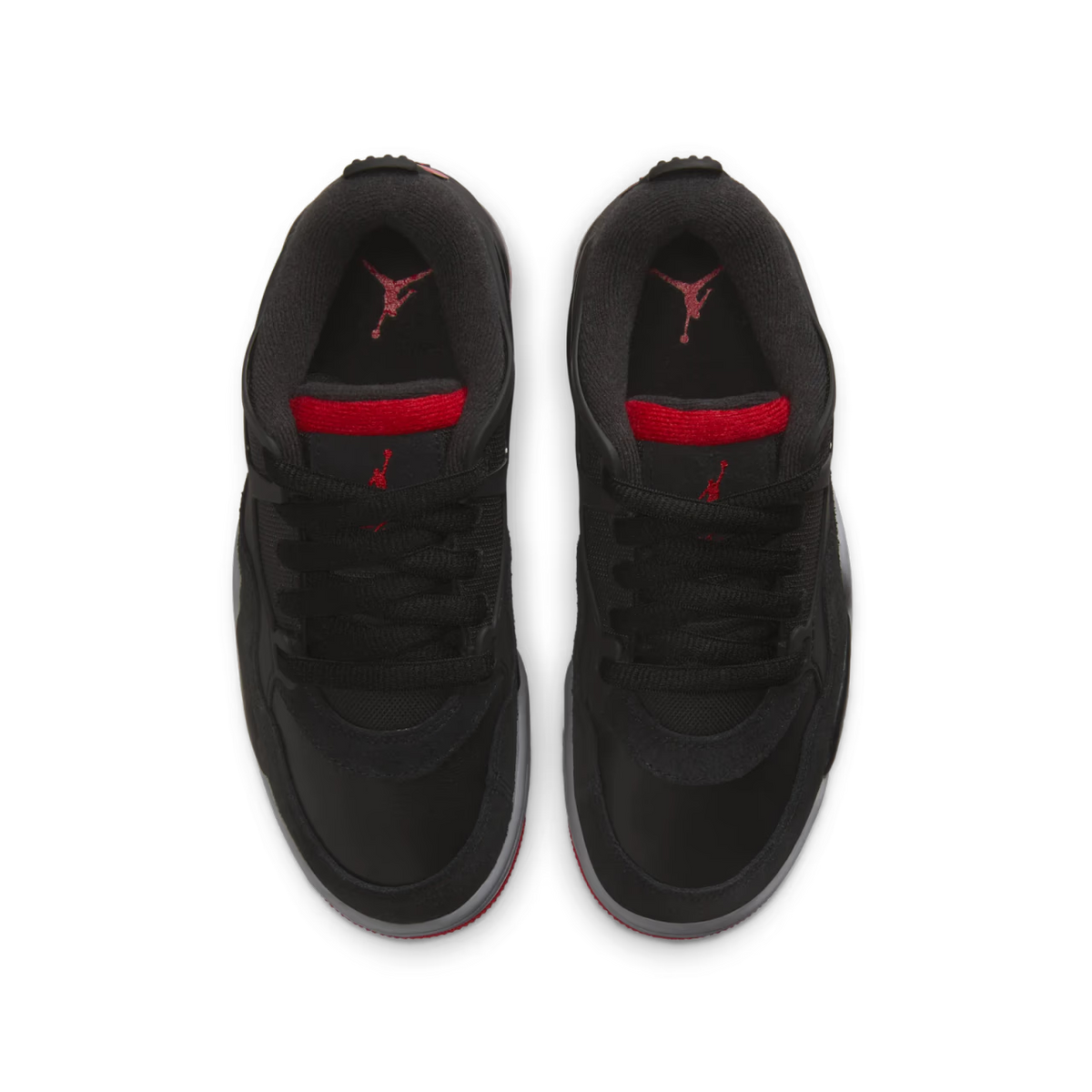Jordan 4 RM Black Cement (GS) - vue dessus