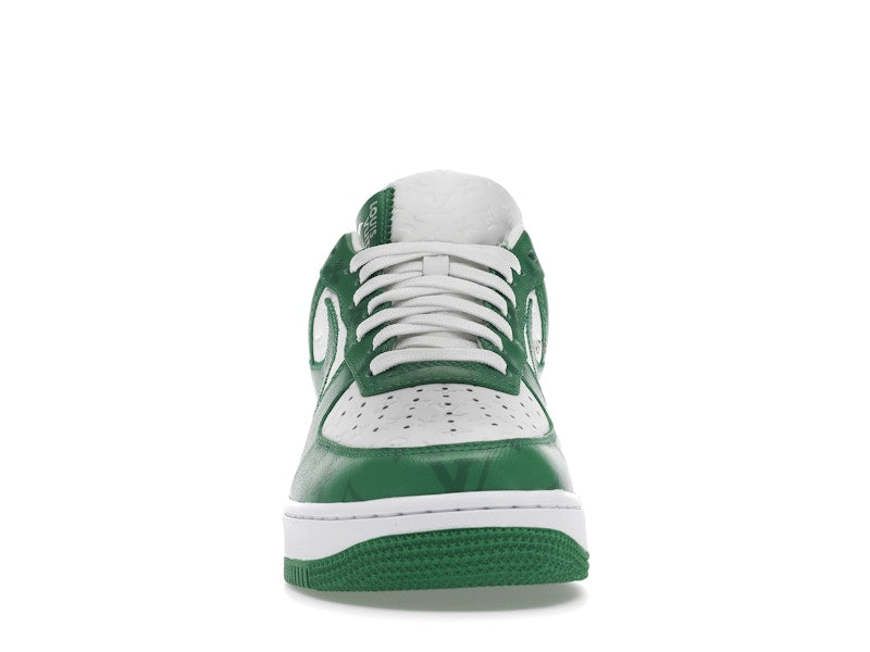 Louis Vuitton Nike Air Force 1 Low By Virgil Abloh White Green, vista a 360 gradi 10 di 36