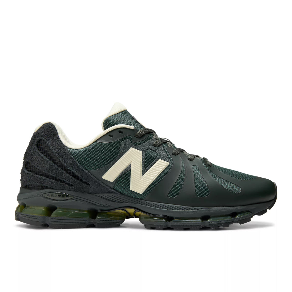 New Balance 1890 Stone Island Deep Forest Green - vue interieur