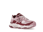New Balance 9060 Pink Granite Washed Burgundy (GS), vista a 360 gradi 5 di 36