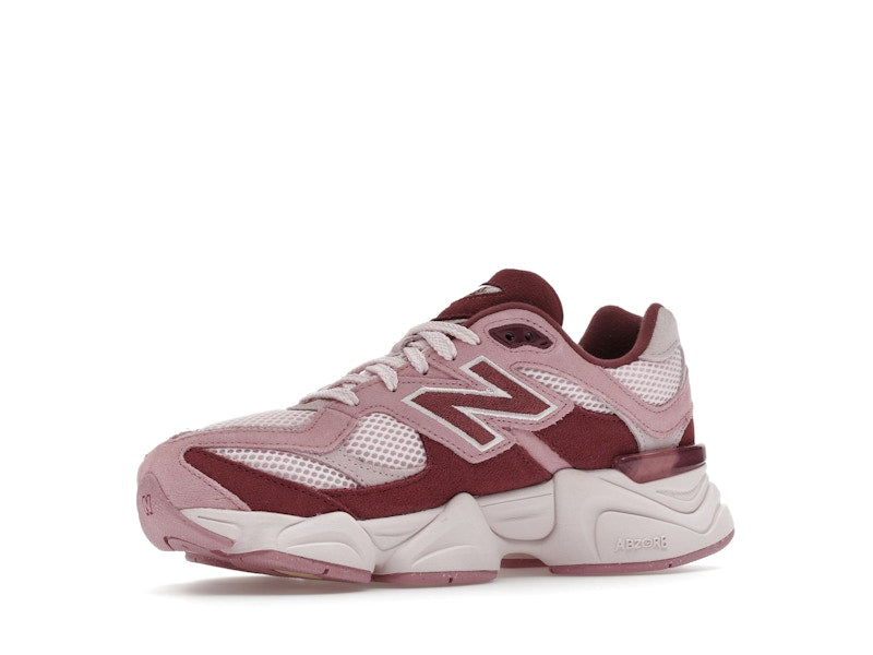 New Balance 9060 Pink Granite Washed Burgundy (GS), vista a 360 gradi 16 di 36