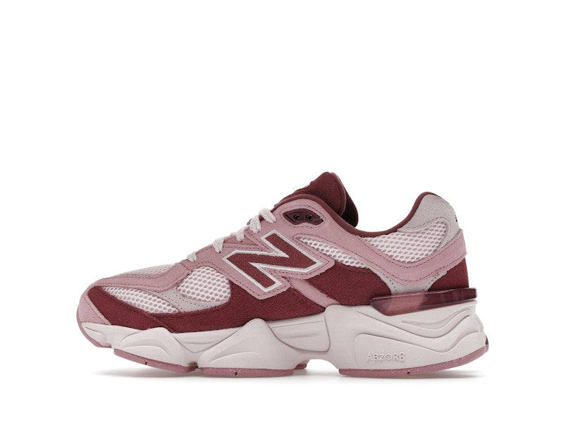 New Balance 9060 Pink Granite Washed Burgundy (GS), vista a 360 gradi 20 di 36
