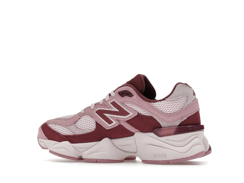 New Balance 9060 Pink Granite Washed Burgundy (GS), vista a 360 gradi 21 di 36
