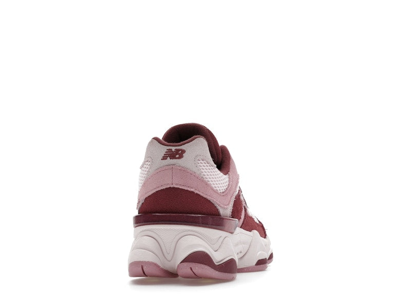 New Balance 9060 Pink Granite Washed Burgundy (GS), vista a 360 gradi 29 di 36