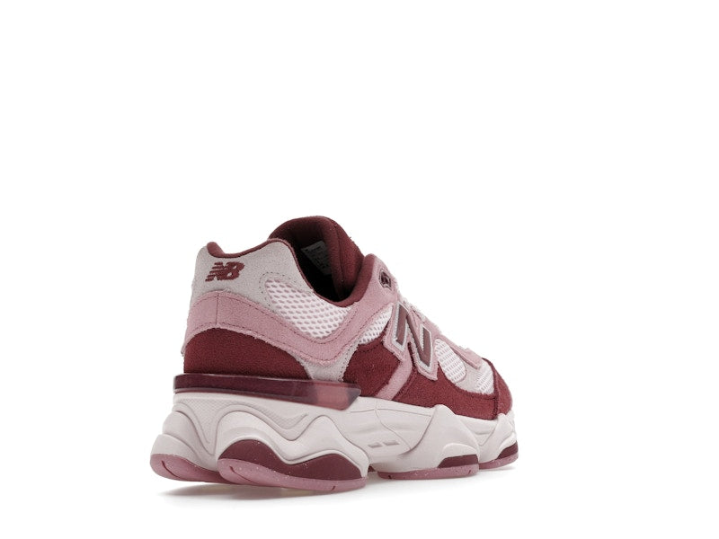 New Balance 9060 Pink Granite Washed Burgundy (GS), vista a 360 gradi 31 di 36