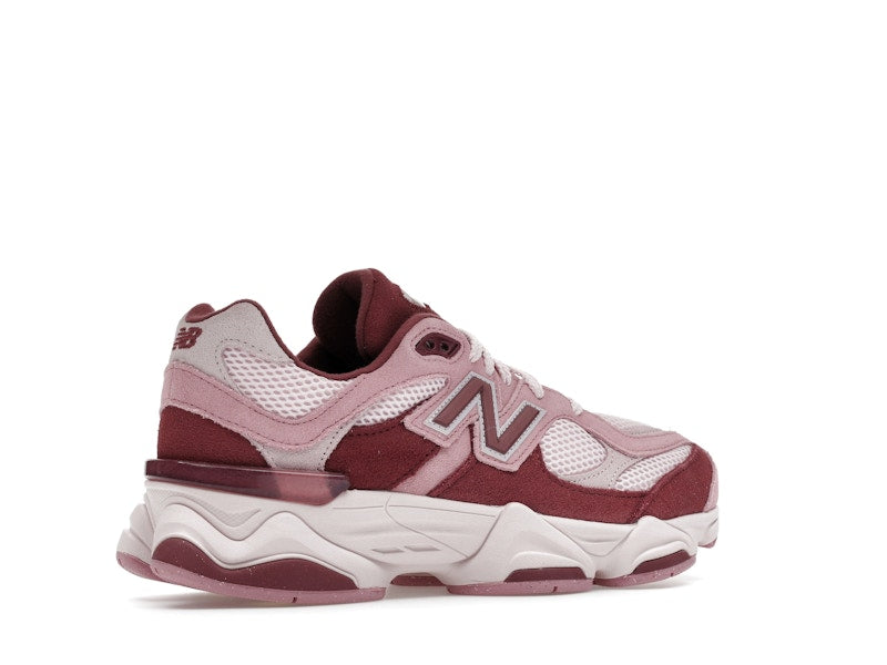 New Balance 9060 Pink Granite Washed Burgundy (GS), vista a 360 gradi 34 di 36