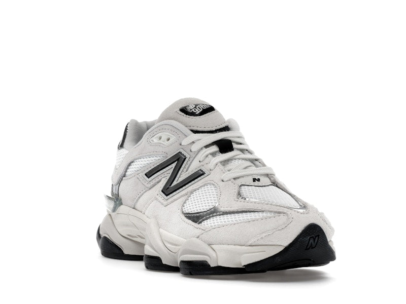 New Balance 9060 White Black Metallic Silver, vista a 360 gradi 7 di 36